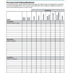 9 Personal Goal Setting Examples  Pdf  Examples Pertaining To Personal Goal Setting Worksheet