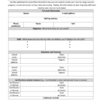 9 Resume Worksheet Examples In Pdf  Examples Regarding Resume Preparation Worksheet