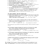 907A  Key  Worksheet With Calculating Power Worksheet Answer Key