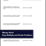 9Th Grade Math Word Problems Grade Math Word Problems New Money Math In Money Word Problems Worksheets