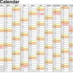 Blank 2017 Calendar Template Excel Throughout 2017 Calendar Template Excel Document