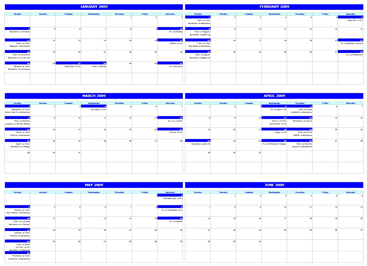 Blank 6 Month Calendar Template Excel To 6 Month Calendar Template Excel Document