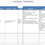 Blank Agile User Story Template Excel With Agile User Story Template Excel Sample