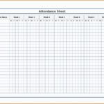 Blank Attendance Template Excel Within Attendance Template Excel For Google Sheet