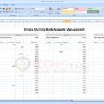 Blank Bank Account Spreadsheet Excel And Bank Account Spreadsheet Excel Sample