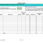 Blank Bill Of Materials Template Excel Inside Bill Of Materials Template Excel In Workshhet