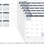 Blank Business Calendar Template Excel In Business Calendar Template Excel For Google Sheet
