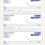 Blank Cash Receipt Template Excel Within Cash Receipt Template Excel For Personal Use
