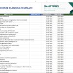 Blank Conference Planning Template Excel Throughout Conference Planning Template Excel Examples