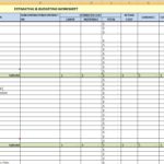 Blank Contractor Estimate Template Excel With Contractor Estimate Template Excel In Excel