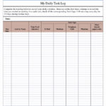 Blank Daily Task List Template Excel Within Daily Task List Template Excel Example