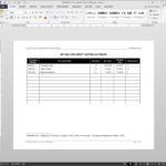 Blank Document Control Template Excel And Document Control Template Excel Example