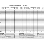 Blank Excel Business Expense Template For Excel Business Expense Template Printable