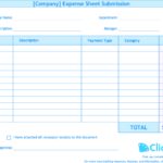 Blank Excel Expense Report Template Free Download And Excel Expense Report Template Free Download Example