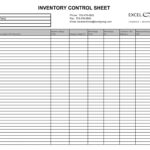 Blank Excel Inventory Tracking Spreadsheet With Excel Inventory Tracking Spreadsheet Letter