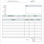 Blank Excel Invoices Templates Free With Excel Invoices Templates Free Examples