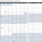 Blank Excel Payroll Calendar Template To Excel Payroll Calendar Template Document