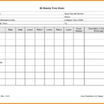 Blank Excel Timesheet Template Formulas Within Excel Timesheet Template Formulas Xls