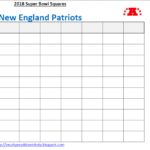 Blank Football Squares Template Excel Intended For Football Squares Template Excel Samples
