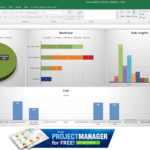 Blank Free Project Dashboard Template Excel And Free Project Dashboard Template Excel Free Download