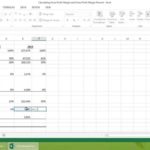 Blank Gross Margin Calculator Excel Template To Gross Margin Calculator Excel Template Document