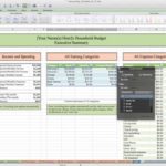 Blank Household Budget Template Excel For Household Budget Template Excel Template