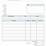 Blank Independent Contractor Invoice Template Excel To Independent Contractor Invoice Template Excel Example