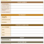Blank Marketing Plan Template Excel Within Marketing Plan Template Excel Letter