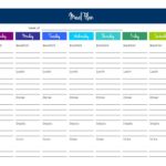 Blank Meal Plan Template Excel Throughout Meal Plan Template Excel Format