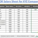 Blank Payroll Format In Excel With Payroll Format In Excel Examples