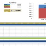 Blank Personal Expenses Excel Template With Personal Expenses Excel Template Format