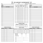 Blank Score Sheet Template Excel With Score Sheet Template Excel Samples