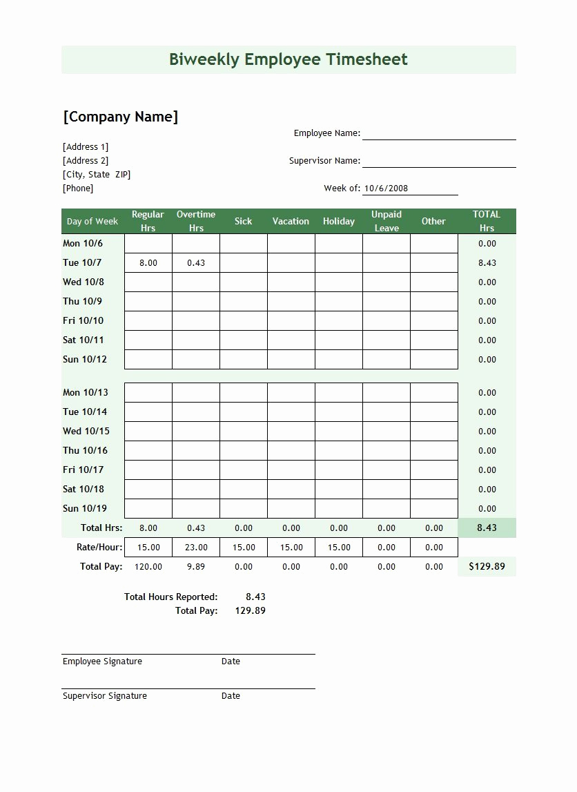 Blank Self Calculating Timesheet Excel Template With Self Calculating Timesheet Excel Template Templates