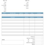 Blank Simple Invoice Template Excel Inside Simple Invoice Template Excel Sheet