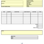 Blank Simple Purchase Order Template Excel Inside Simple Purchase Order Template Excel Sheet