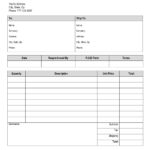 Blank Simple Purchase Order Template Excel Intended For Simple Purchase Order Template Excel For Google Sheet