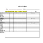 Blank Soccer Tryout Evaluation Spreadsheet With Soccer Tryout Evaluation Spreadsheet Template