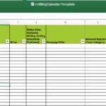 Blank Social Media Calendar Spreadsheet In Social Media Calendar Spreadsheet For Google Sheet
