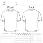 Blank T Shirt Order Form Template Excel For T Shirt Order Form Template Excel Examples