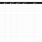 Blank Team Task List Template Excel Inside Team Task List Template Excel Samples
