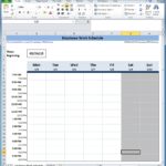 Blank Time Schedule Excel Template To Time Schedule Excel Template Format