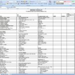 Blank Wedding Excel Spreadsheet To Wedding Excel Spreadsheet In Excel