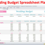 Blank Wedding Planning Excel Spreadsheet Template In Wedding Planning Excel Spreadsheet Template For Personal Use