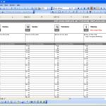 Blank Weekly Schedule Template Excel With Weekly Schedule Template Excel In Excel