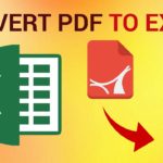 Document Of Change Pdf To Excel Format Within Change Pdf To Excel Format In Workshhet