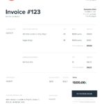 Document Of Company Invoice Template Excel For Company Invoice Template Excel Letter