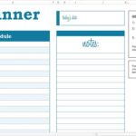 Document Of Daily Planner Template Excel To Daily Planner Template Excel For Free