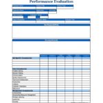 Document Of Employee Performance Evaluation Template Excel Inside Employee Performance Evaluation Template Excel In Spreadsheet