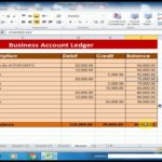 Document Of Excel Ledger Template With Excel Ledger Template Examples