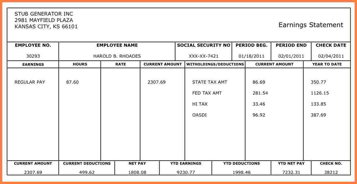 Document Of Excel Pay Stub Template Canada Inside Excel Pay Stub Template Canada Xls
